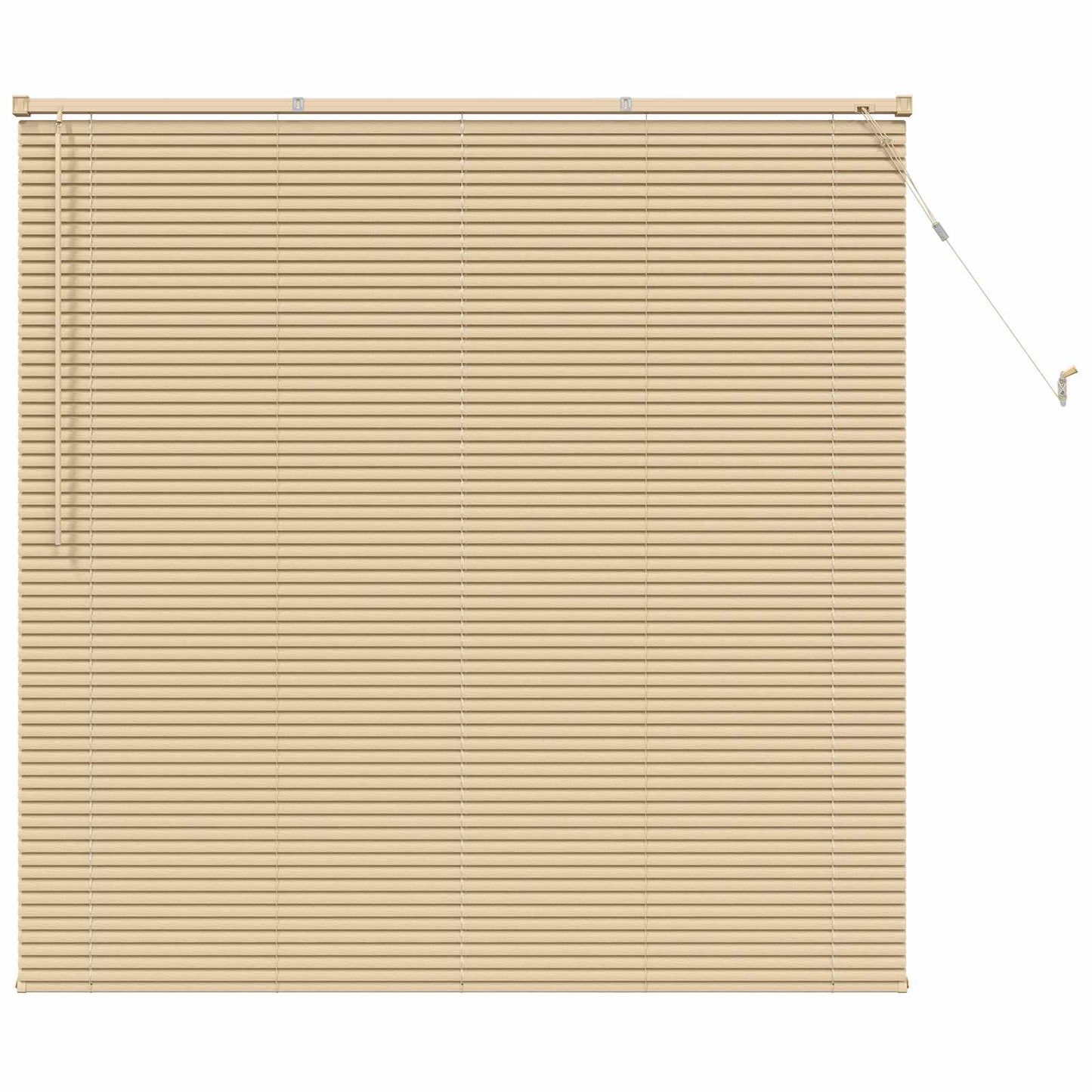 vidaXL Venetian Blind Light Brown with Pattern 150 x 140 cm 25 mm PVC