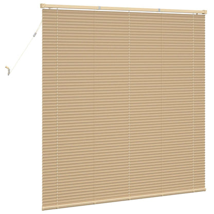 vidaXL Venetian Blind Light Brown with Pattern 150 x 160 cm 25 mm PVC