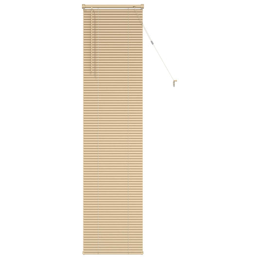 vidaXL Venetian Blind Light Brown with Pattern 213 x 40 cm 25 mm PVC