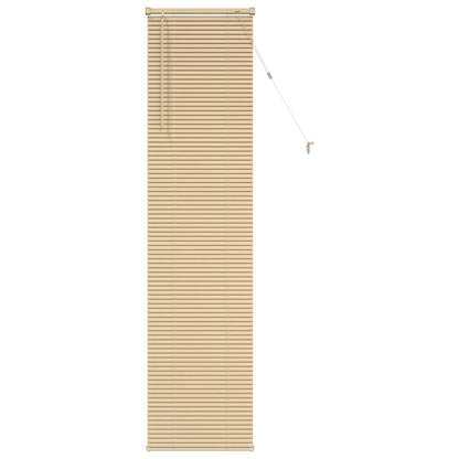 vidaXL Venetian Blind Light Brown with Pattern 213 x 60 cm 25 mm PVC