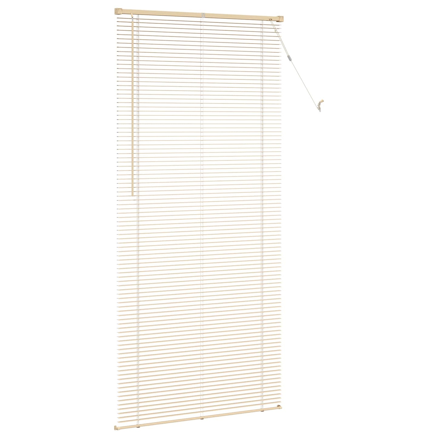 vidaXL Venetian Blind Light Brown with Pattern 213 x 100 cm 25 mm PVC