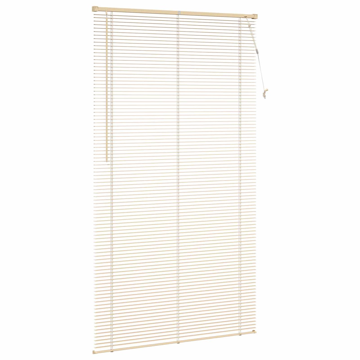 vidaXL Venetian Blind Light Brown with Pattern 213 x 110 cm 25 mm PVC