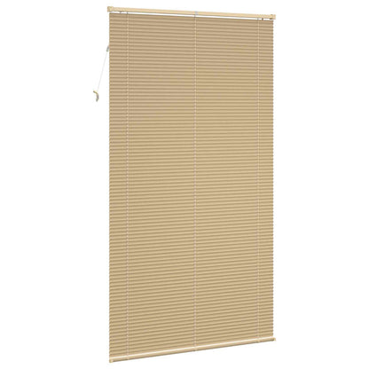vidaXL Venetian Blind Light Brown with Pattern 213 x 120 cm 25 mm PVC