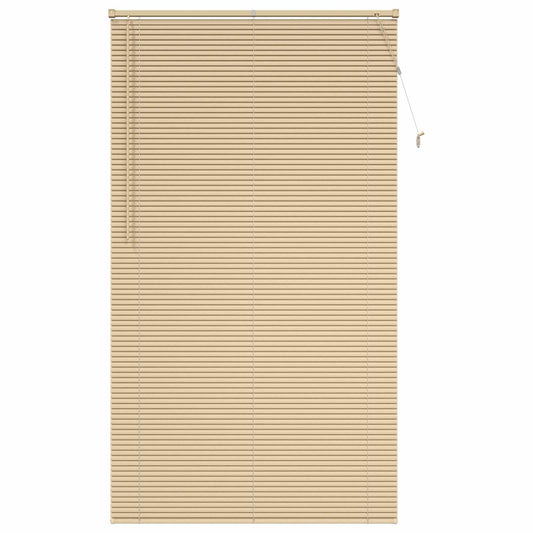 vidaXL Venetian Blind Light Brown with Pattern 213 x 120 cm 25 mm PVC