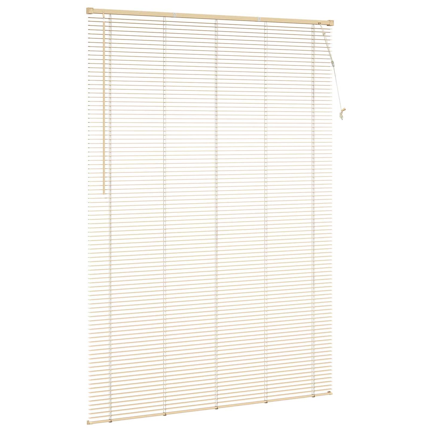vidaXL Venetian Blind Light Brown with Pattern 213 x 140 cm 25 mm PVC