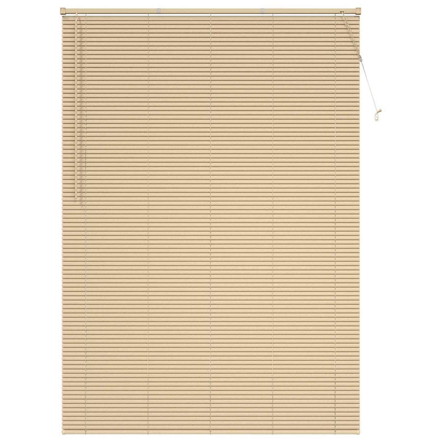 vidaXL Venetian Blind Light Brown with Pattern 213 x 150 cm 25 mm PVC