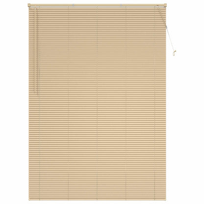 vidaXL Venetian Blind Light Brown with Pattern 213 x 150 cm 25 mm PVC