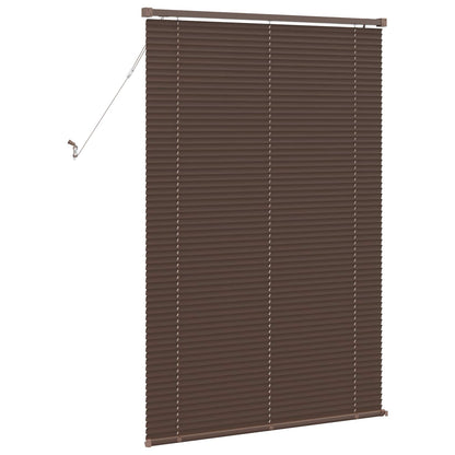 vidaXL Venetian Blind Dark Brown with Pattern 150 x 70 cm 25 mm PVC