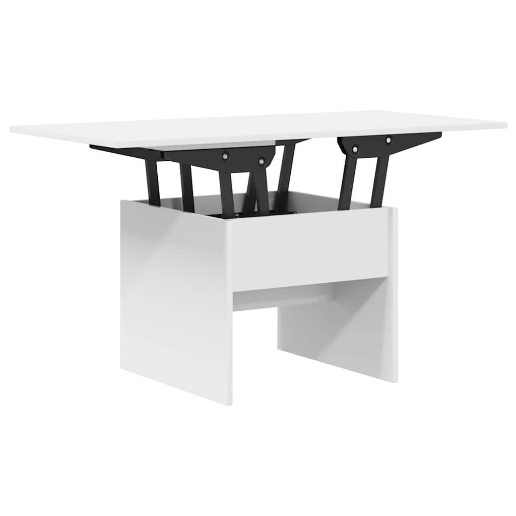 vidaXL Coffee Table White 55 x 54.5 x 45 cm Engineered wood