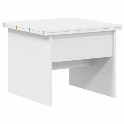 vidaXL Coffee Table White 55 x 54.5 x 45 cm Engineered wood