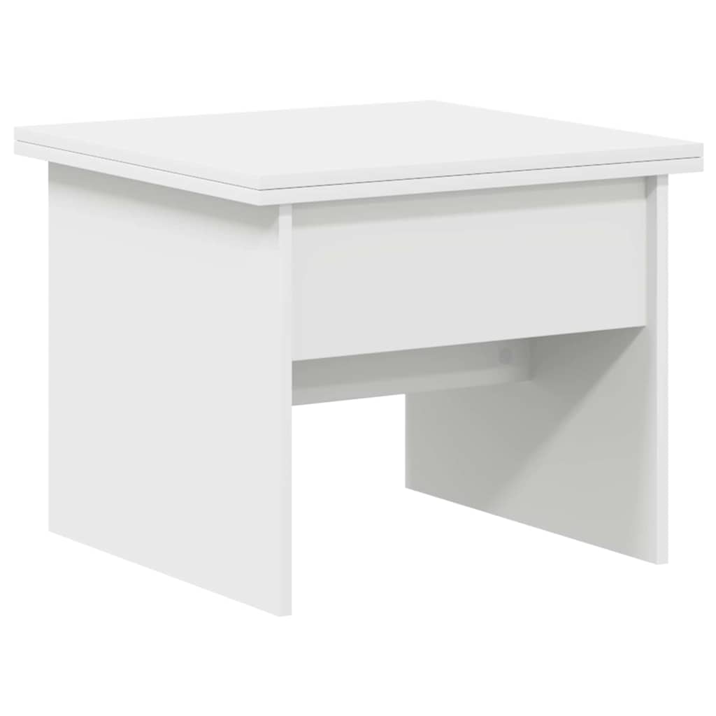 vidaXL Coffee Table White 55 x 54.5 x 45 cm Engineered wood