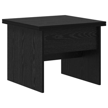 vidaXL Coffee Table Black Oak 55 x 54.5 x 45 cm Engineered wood