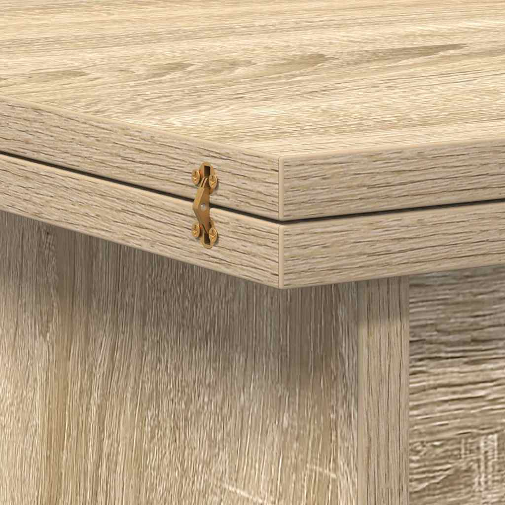 vidaXL Coffee Table Sonoma Oak 55 x 54.5 x 45 cm Engineered wood