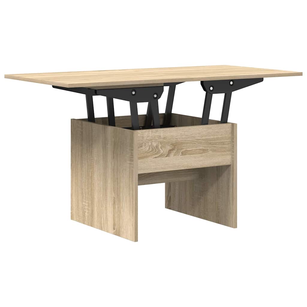 vidaXL Coffee Table Sonoma Oak 55 x 54.5 x 45 cm Engineered wood