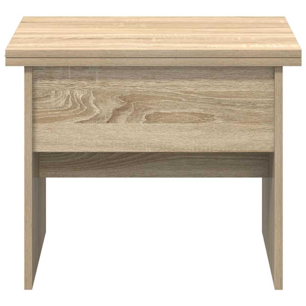vidaXL Coffee Table Sonoma Oak 55 x 54.5 x 45 cm Engineered wood