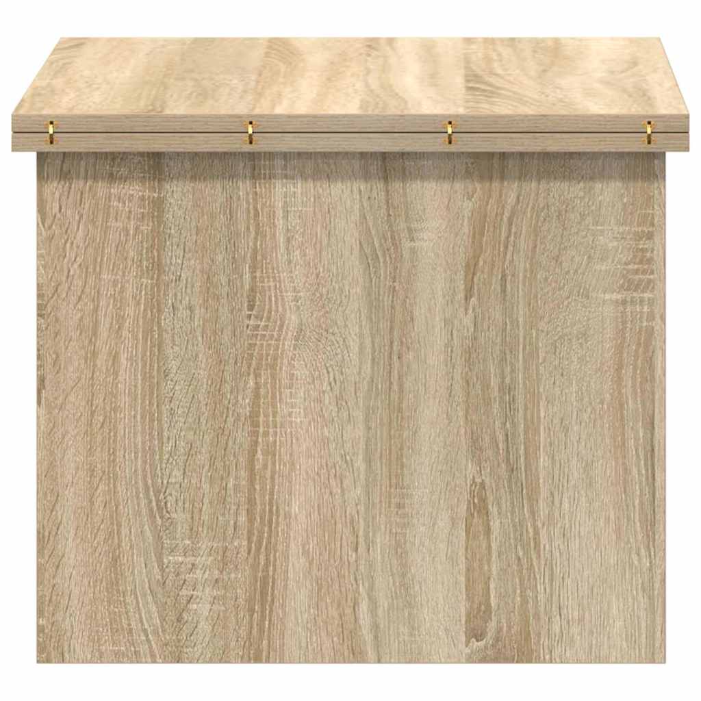 vidaXL Coffee Table Sonoma Oak 55 x 54.5 x 45 cm Engineered wood