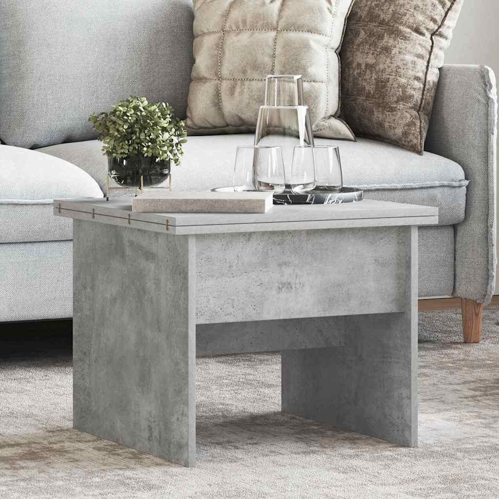 vidaXL Coffee Table Concrete Grey 55 x 54.5 x 45 cm Engineered wood