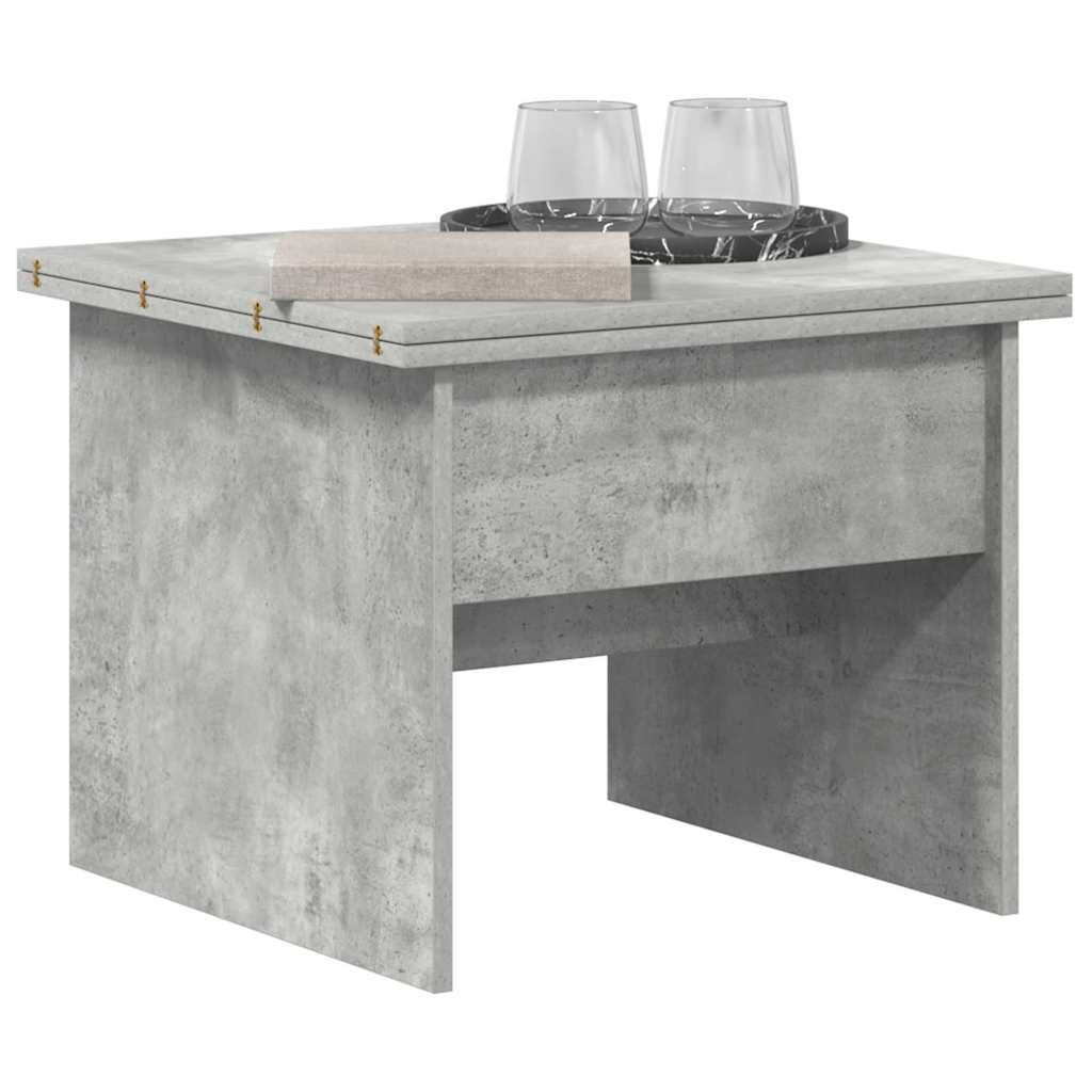 vidaXL Coffee Table Concrete Grey 55 x 54.5 x 45 cm Engineered wood