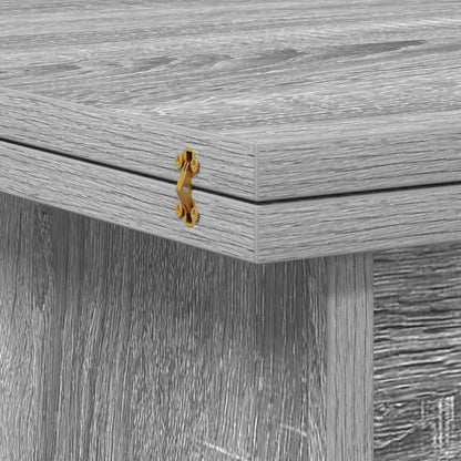 vidaXL Coffee Table Grey Sonoma 55 x 54.5 x 45 cm Engineered wood