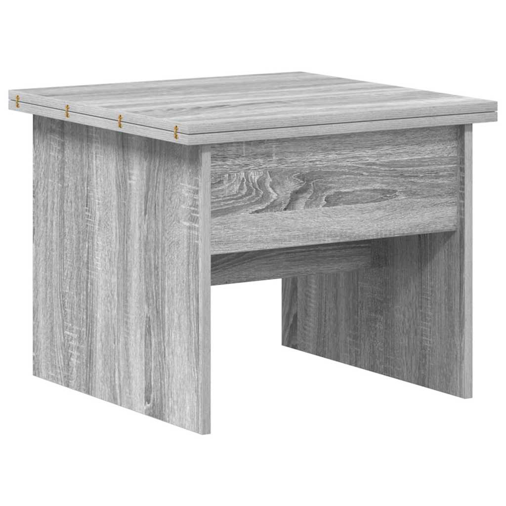 vidaXL Coffee Table Grey Sonoma 55 x 54.5 x 45 cm Engineered wood