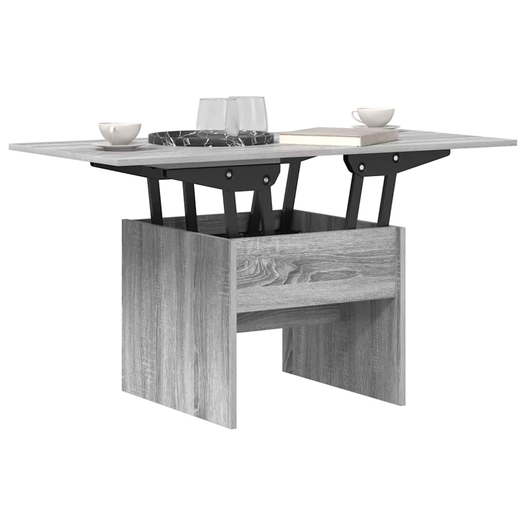 vidaXL Coffee Table Grey Sonoma 55 x 54.5 x 45 cm Engineered wood