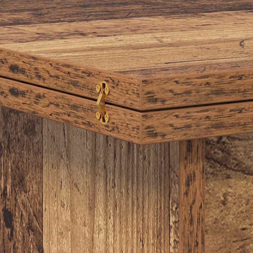 vidaXL Coffee Table Old Wood 55 x 54.5 x 45 cm Engineered wood