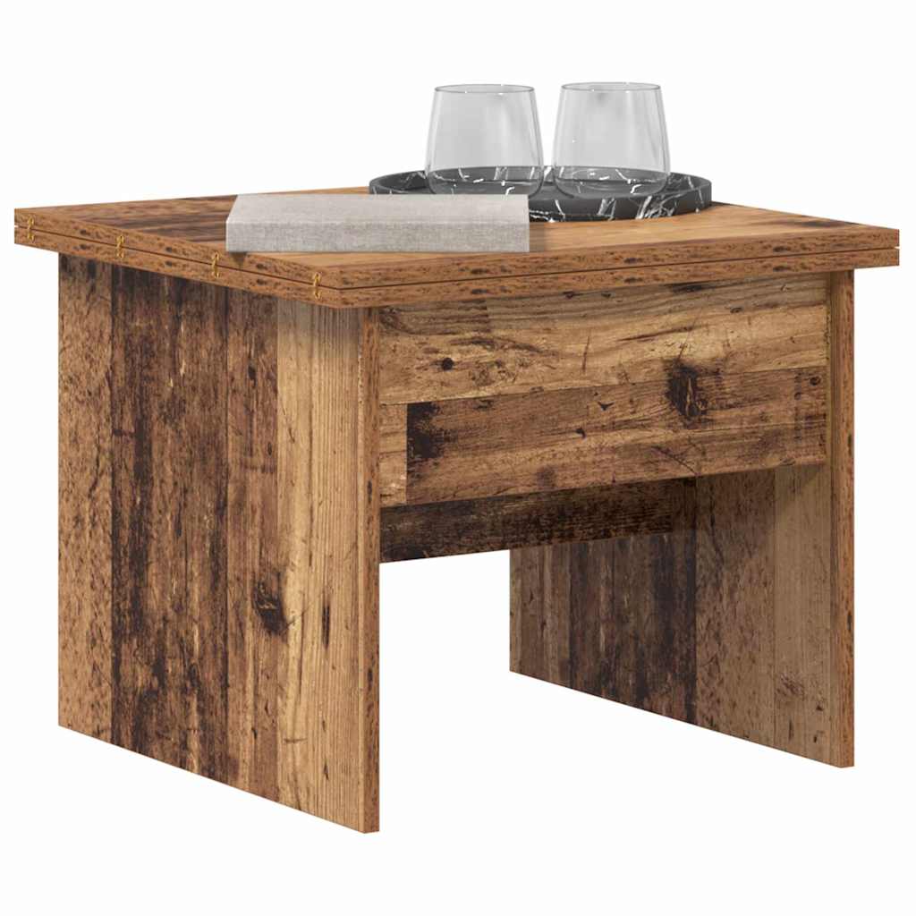 vidaXL Coffee Table Old Wood 55 x 54.5 x 45 cm Engineered wood