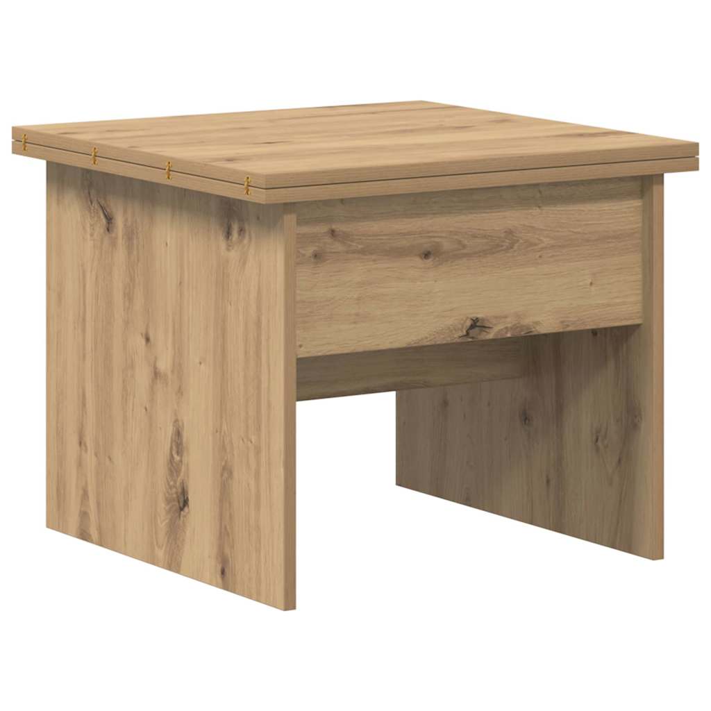 vidaXL Coffee Table Artisan Oak 55 x 54.5 x 45 cm Engineered wood