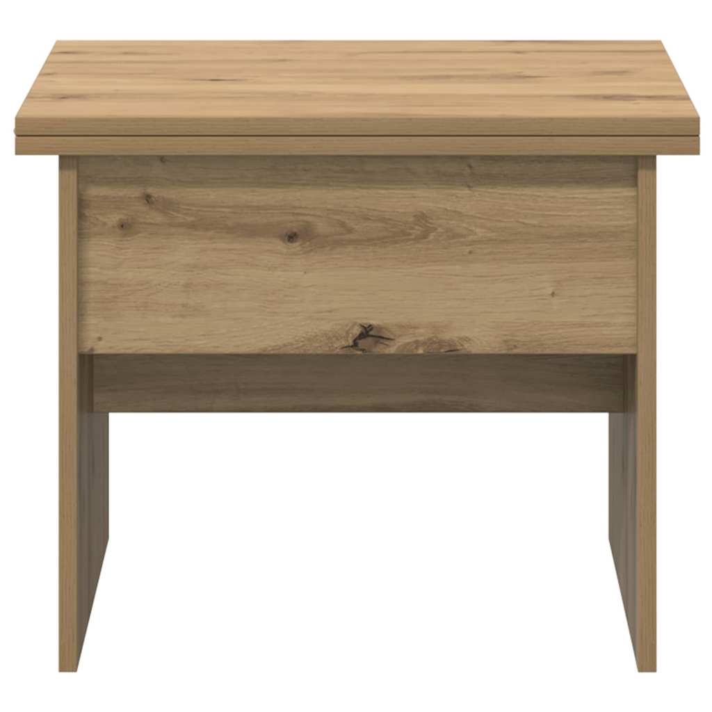 vidaXL Coffee Table Artisan Oak 55 x 54.5 x 45 cm Engineered wood