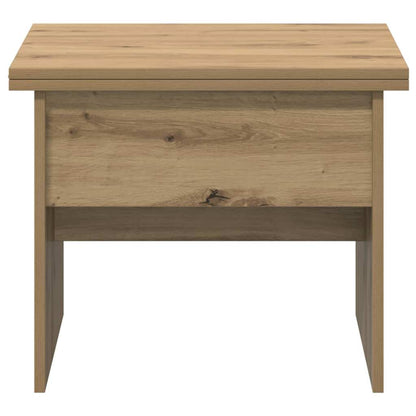 vidaXL Coffee Table Artisan Oak 55 x 54.5 x 45 cm Engineered wood