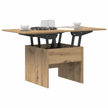 vidaXL Coffee Table Artisan Oak 55 x 54.5 x 45 cm Engineered wood