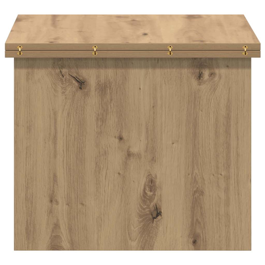vidaXL Coffee Table Artisan Oak 55 x 54.5 x 45 cm Engineered wood