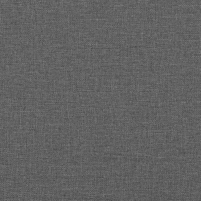 vidaXL Recliner Chair Dark Grey Fabric