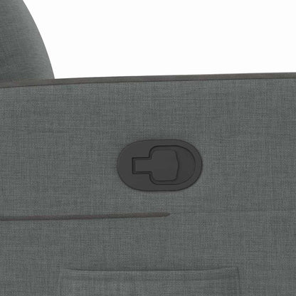 vidaXL Recliner Chair Reclining Dark Grey 69 x 86 x 100 cm Fabric