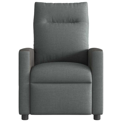 vidaXL Massage Recliner Chair Dark Grey 69 x 86 x 100 cm Fabric