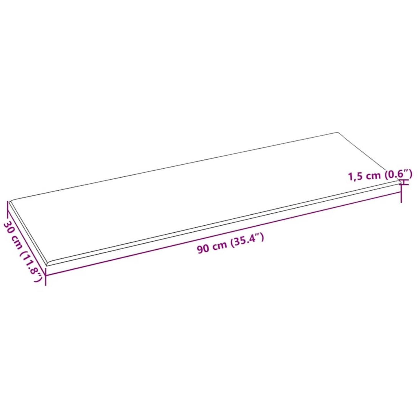 vidaXL Wall Headboard 12 pcs Cream Velvet