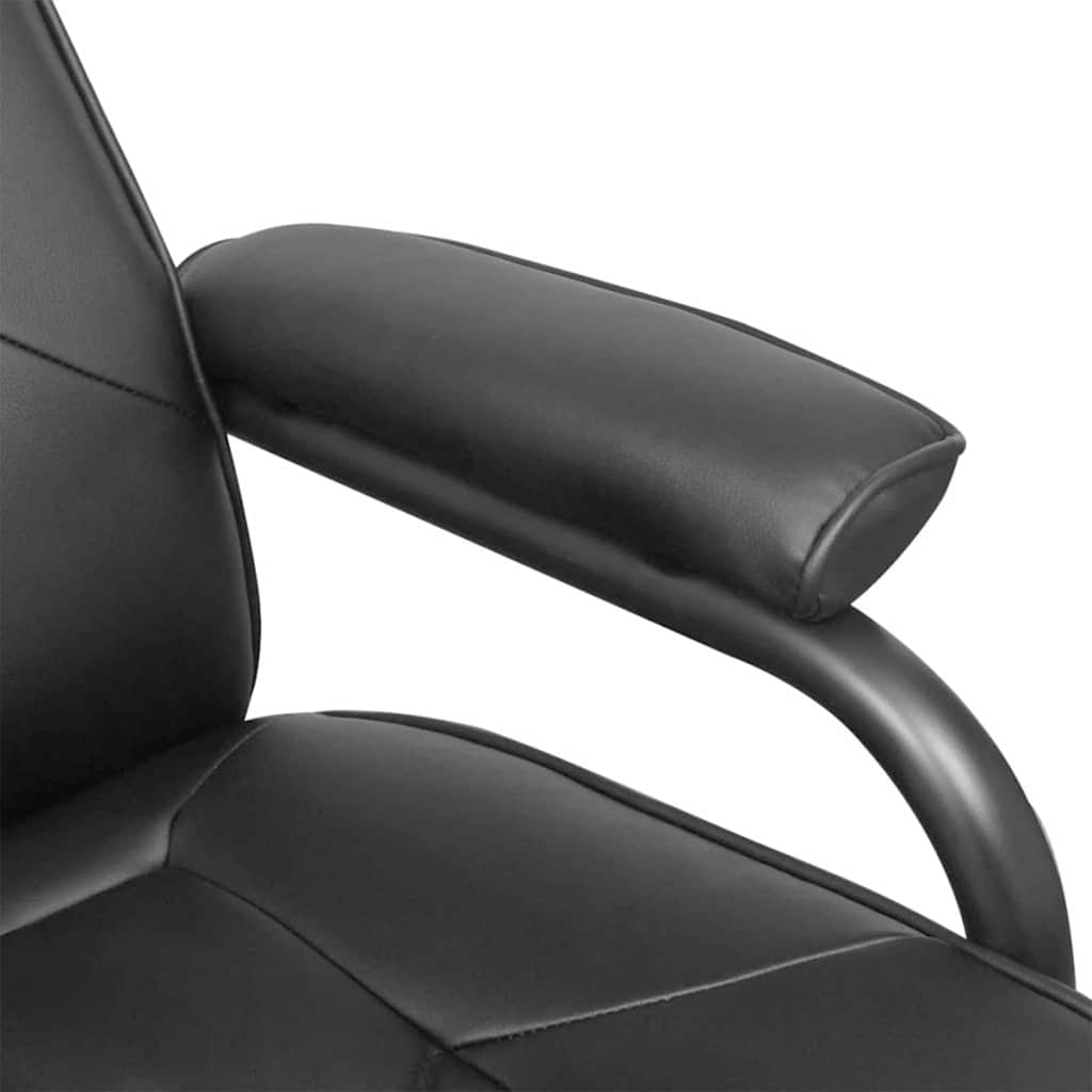 vidaXL Recliner Chair Reclining Black 66.5 x 75 x 99 cm Faux leather