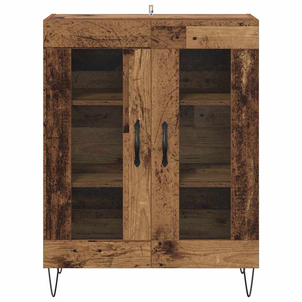 vidaXL Sideboard Old Wood 69.5 x 34 x 90 cm Engineered Wood