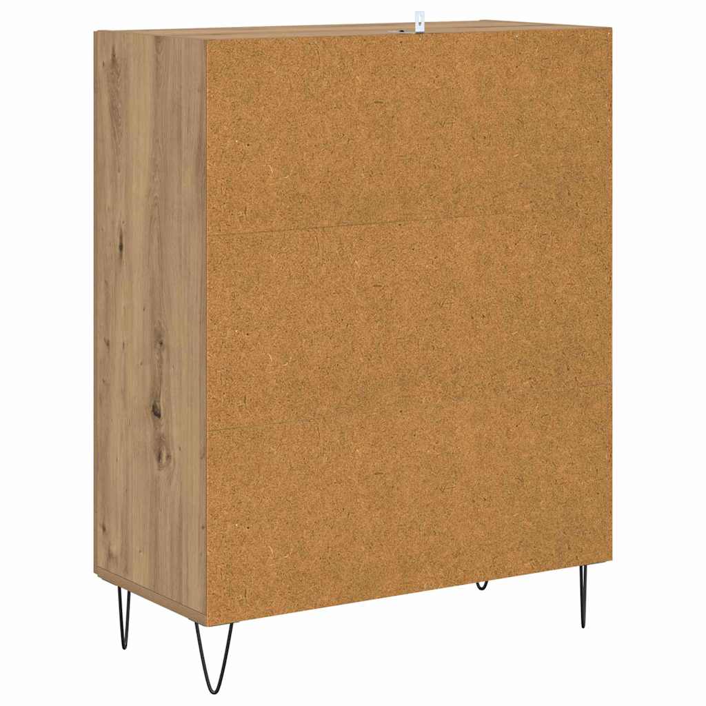 vidaXL Sideboard Artisan Oak 69.5 x 34 x 90 cm Engineered Wood