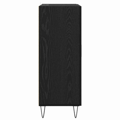 vidaXL Sideboard Black Oak 69.5 x 34 x 90 cm Engineered Wood