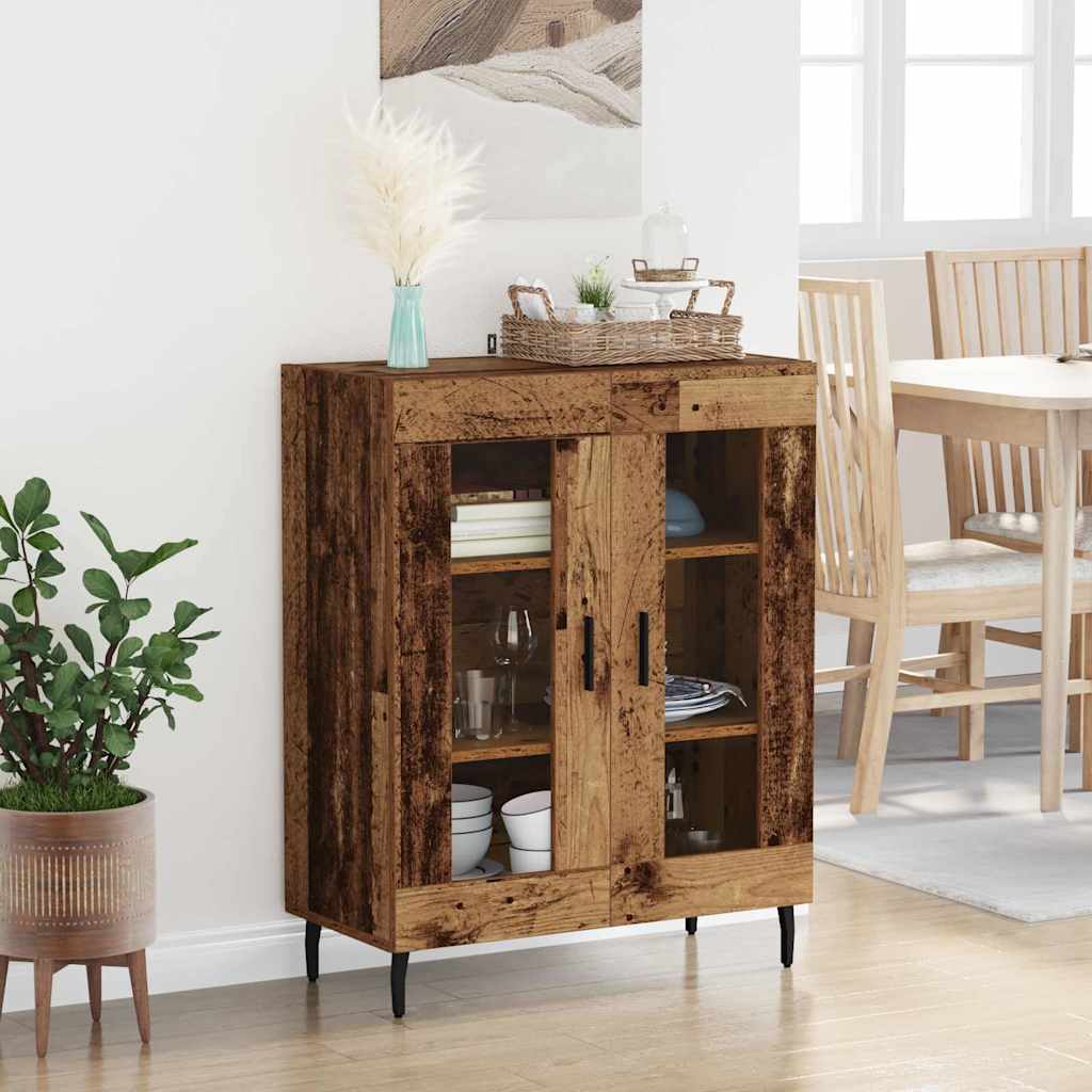 vidaXL Sideboard Old Wood 69.5 x 34 x 90 cm Engineered Wood