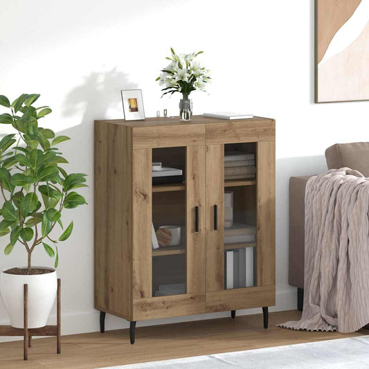 vidaXL Sideboard Artisan Oak 69.5 x 34 x 90 cm Engineered Wood