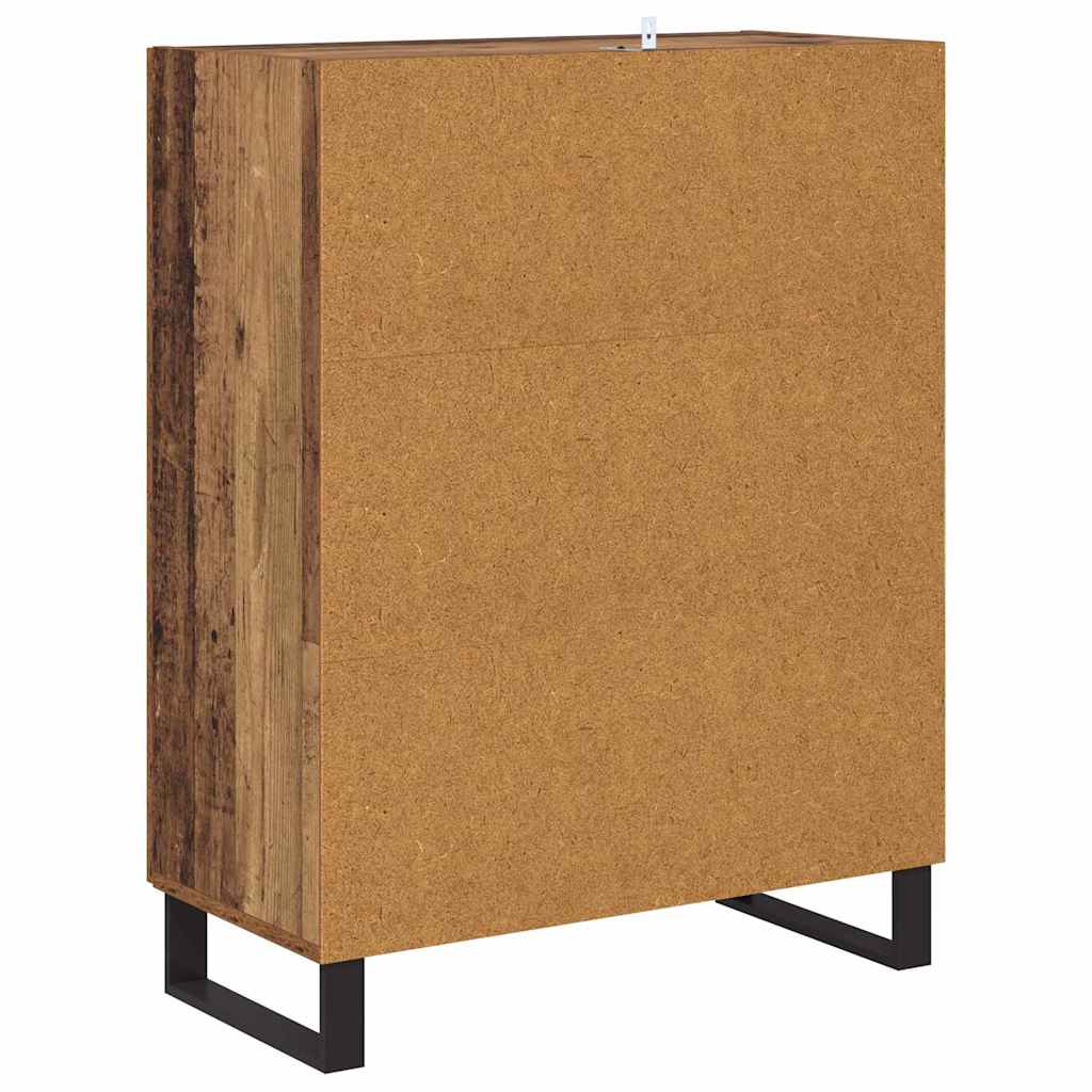 vidaXL Sideboard Old Wood 69.5 x 34 x 90 cm Engineered Wood
