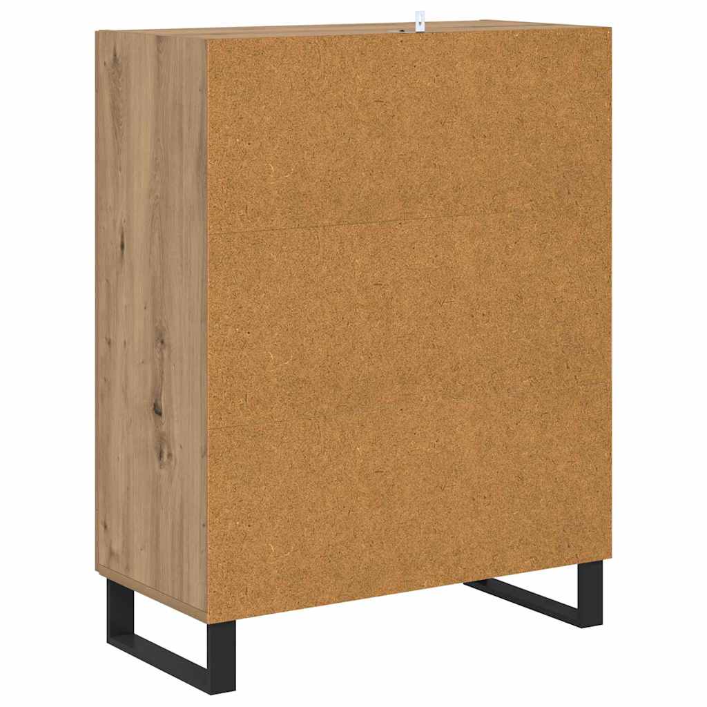 vidaXL Sideboard Artisan Oak 69.5 x 34 x 90 cm Engineered Wood