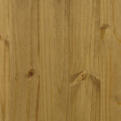 vidaXL Barn Door Corona Honey Brown 100 x 210 cm Solid Pine Wood