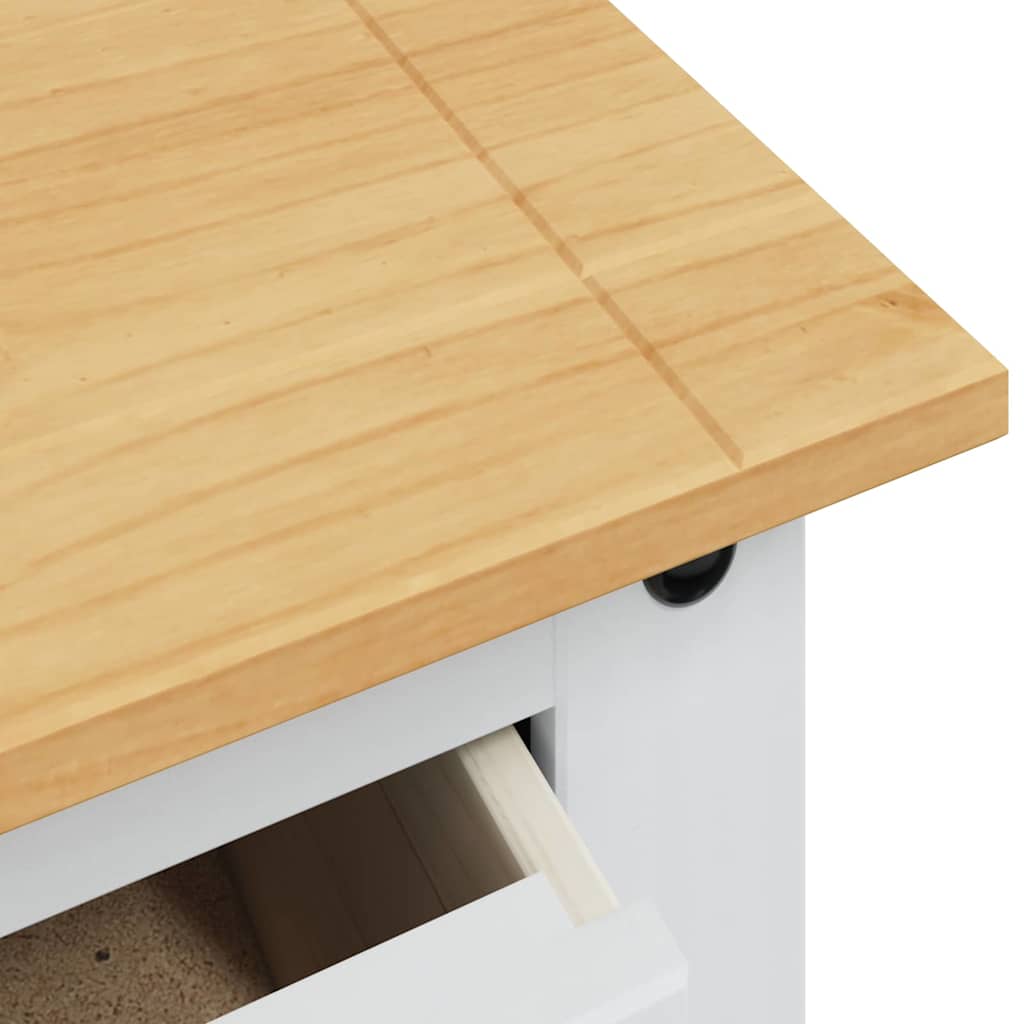 vidaXL Storage Chests White 92 x 48 x 114 cm Solid Pine Wood