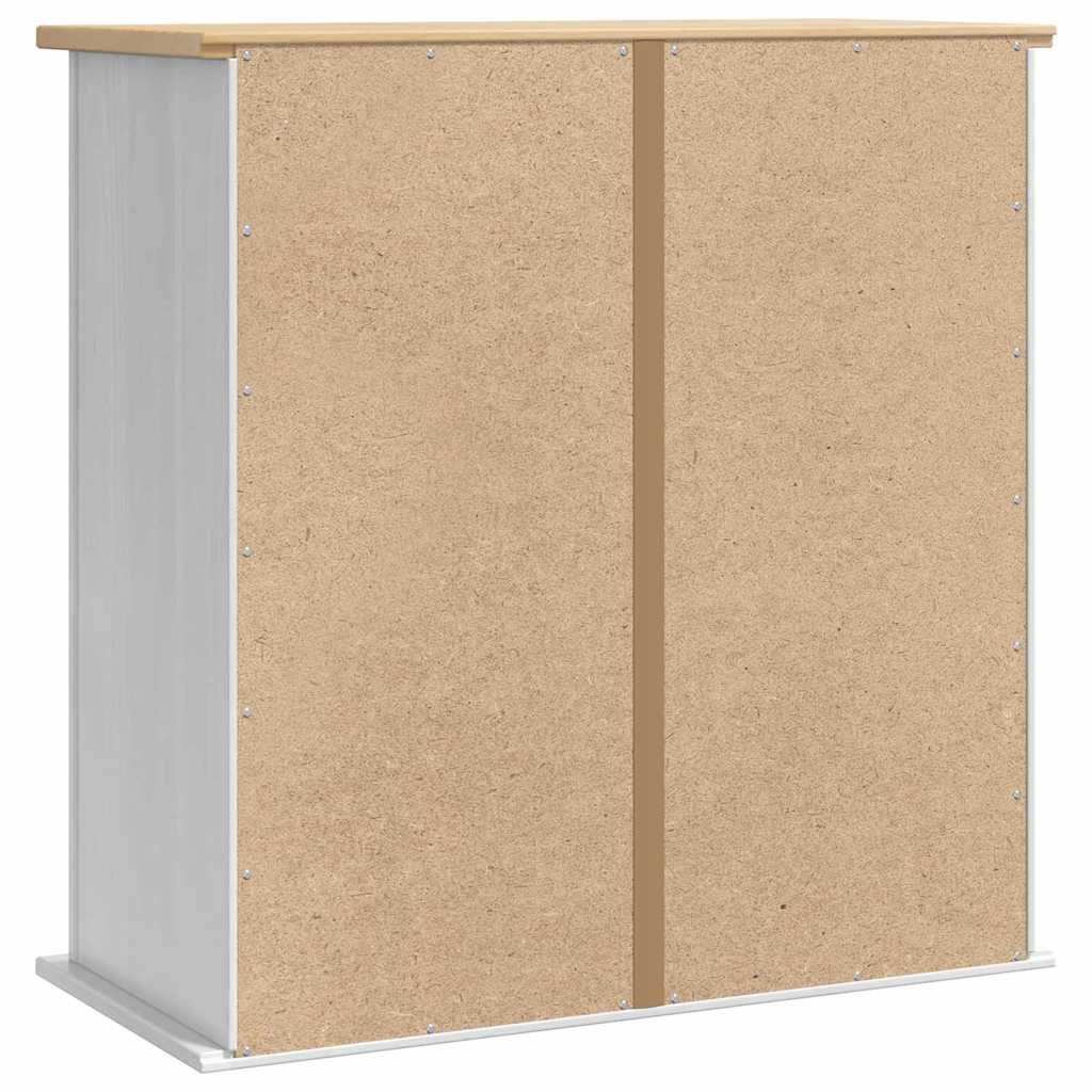 vidaXL Hanging Cabinet Corona White 70 x 33 x 71.5 cm Solid Pine Wood