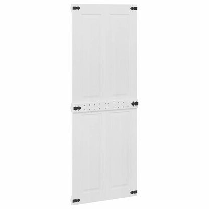 vidaXL Barn Door Corona White 80 x 210 cm Solid Pine Wood