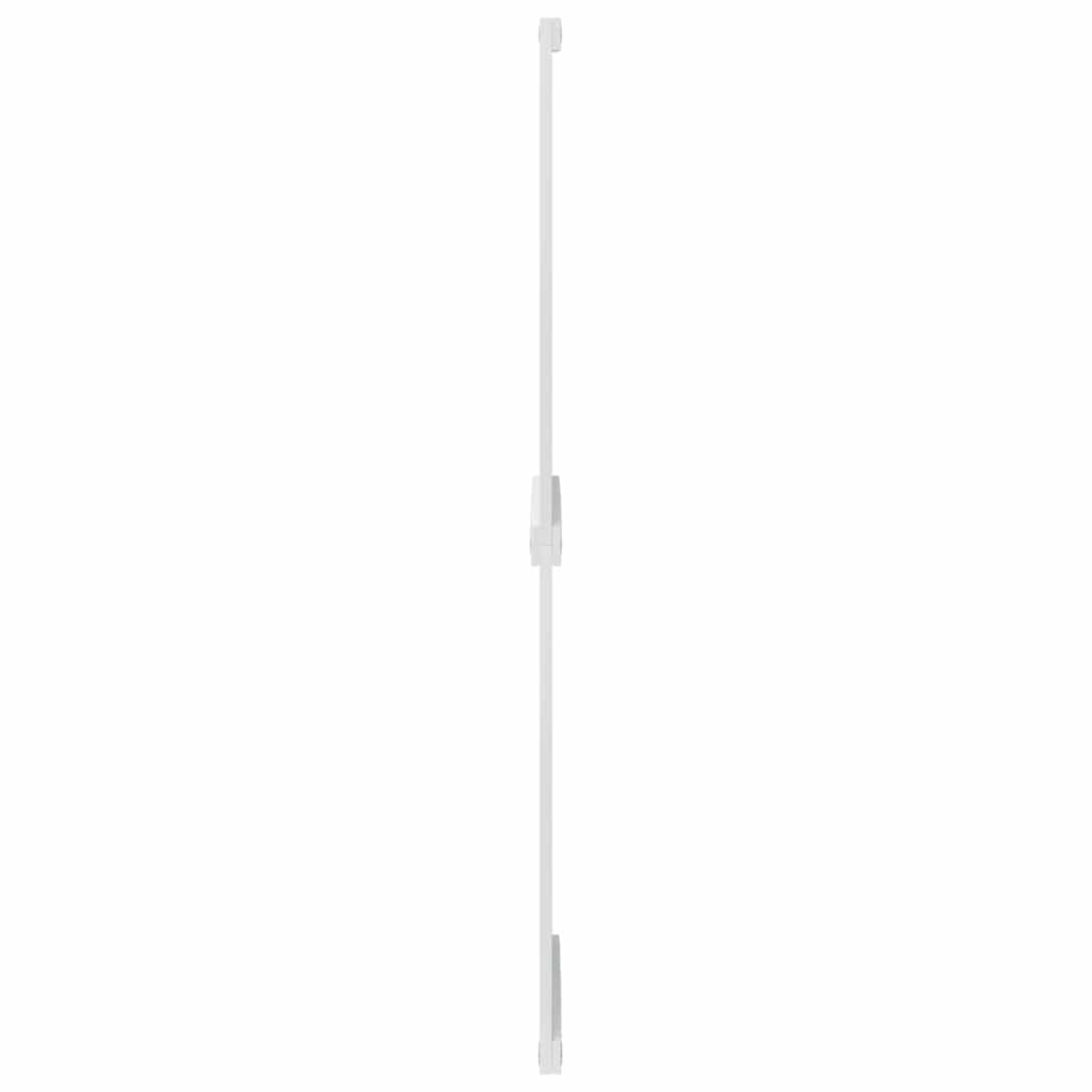 vidaXL Barn Door Corona White 90 x 210 cm Solid Pine Wood