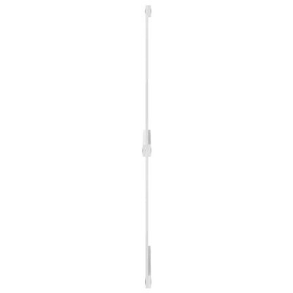 vidaXL Barn Door Corona White 100 x 210 cm Solid Pine Wood